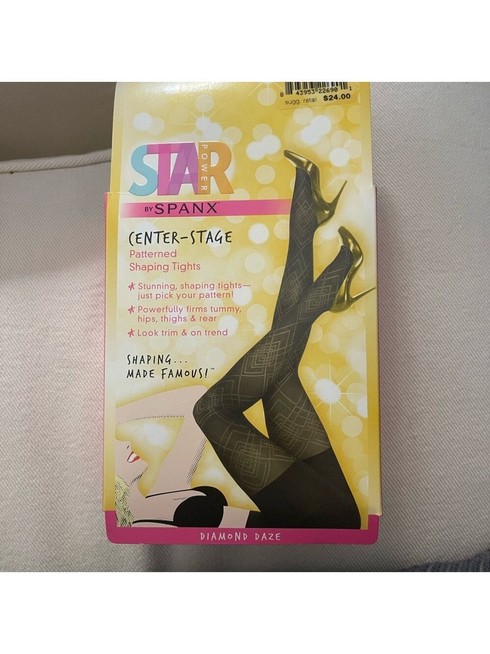 SPANX Diamond Daze Shaping Tights black